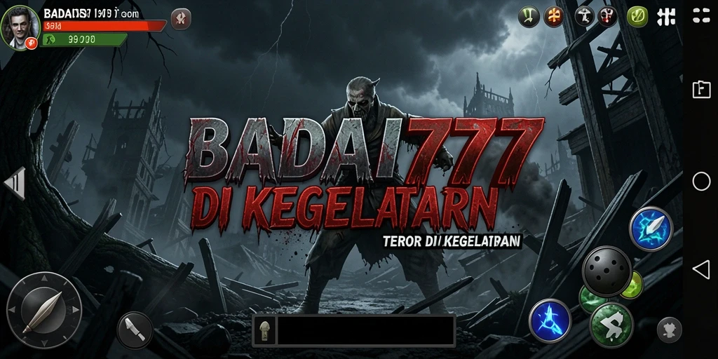 Gameplay seru BADAI777 dengan suasana Horror.