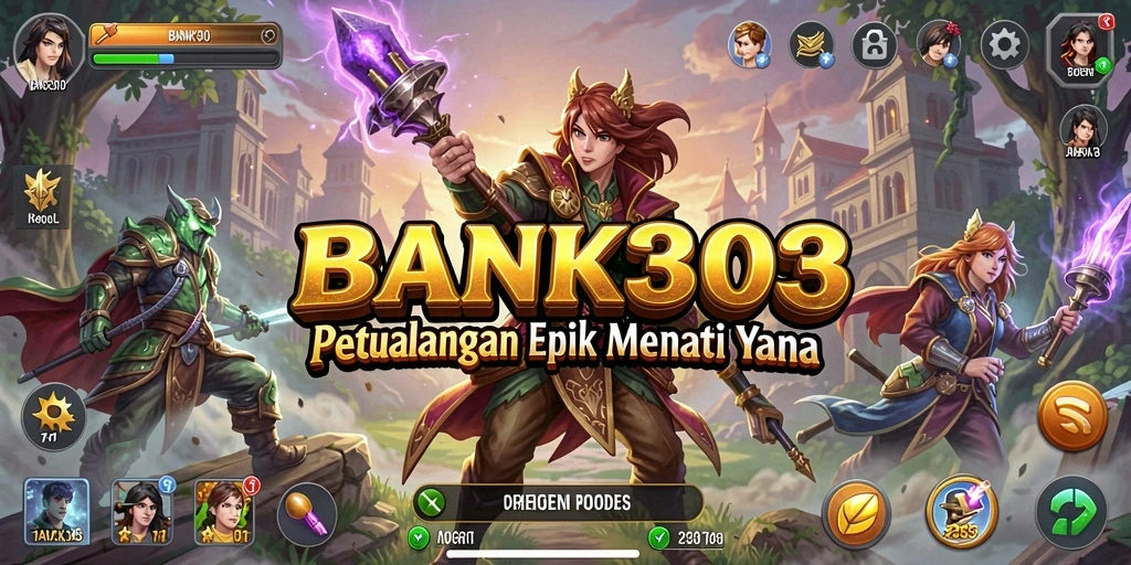Tampilan gameplay petualangan yang menakjubkan di BANK303.