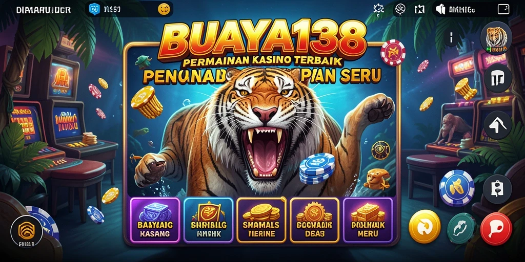 Tampilan menarik gameplay Kasino di BUAYA138 dengan berbagai pilihan permainan.