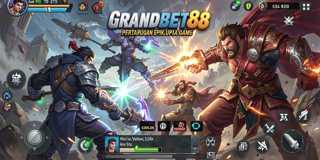 Tangkapan layar gameplay yang menampilkan pertarungan seru.