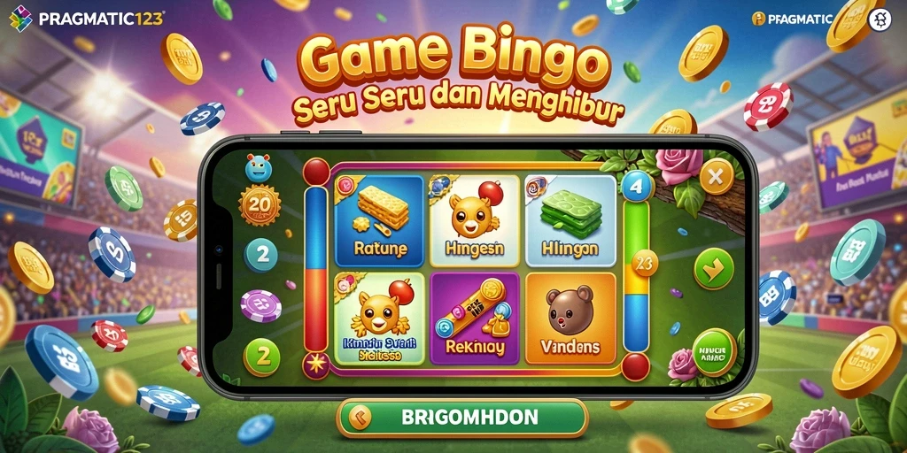 Tampilan seru gameplay Bingo di PRAGMATIC123.