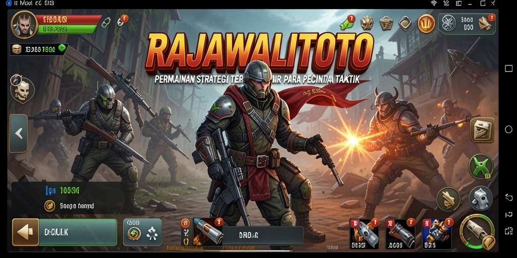 Tampilan gameplay RAJAWALITOTO yang menarik di dalam pertempuran strategi.